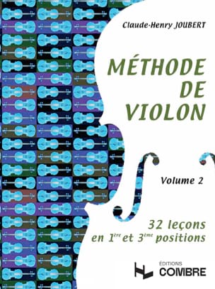 Méthode de Violon Volume 2 Claude-Henry Joubert Partition Violon