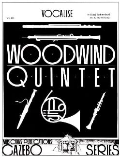 Vocalise Oboe solo version - Woodwind quintet - RACHMANINOV