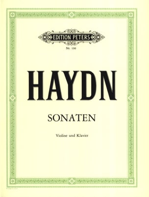 Sonates Holländer HAYDN Partition Violon