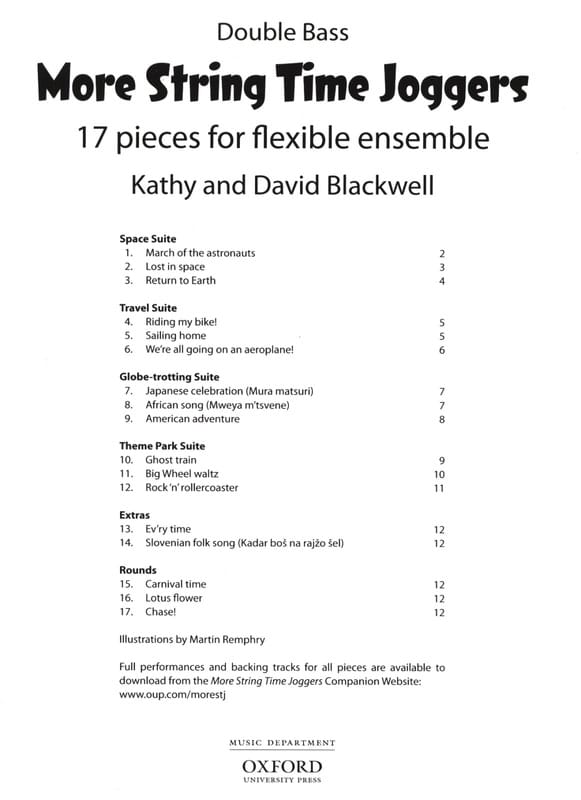 More String Time Joggers - Contrebasse - Blackwell Kathy & David