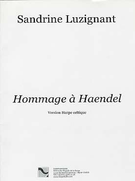 Hommage à Haendel Sandrine Luzignant Partition Harpe