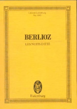 Les Nuits d'Eté - Conducteur BERLIOZ Partition Petit format