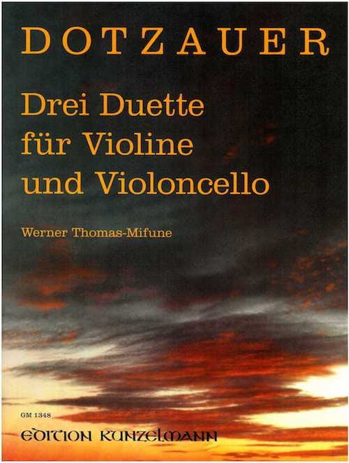 Drei Duette Friedrich Dotzauer Partition Duos