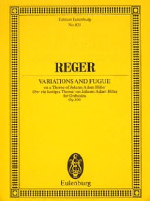 Variationen und Fuge, op. 100 Max Reger Partition Petit format
