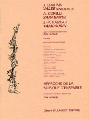 Valse Op. 39 N° 15 / Sarabande / Tambourin - Partition