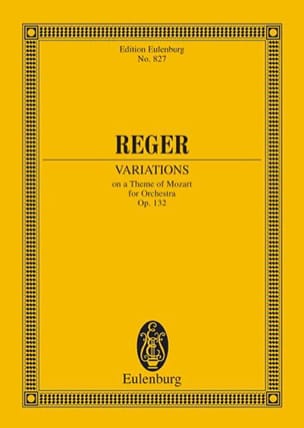 Variationen und Fuge, op. 132 Max Reger Partition Petit format
