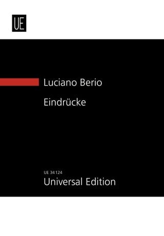 Eindrücke BERIO Partition Grand format