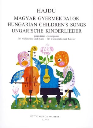 Hungarian Children's Songs Mihaly Hajdu Partition Violoncelle