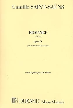 Romance Op. 51 en Ré - SAINT-SAËNS Partition Hautbois