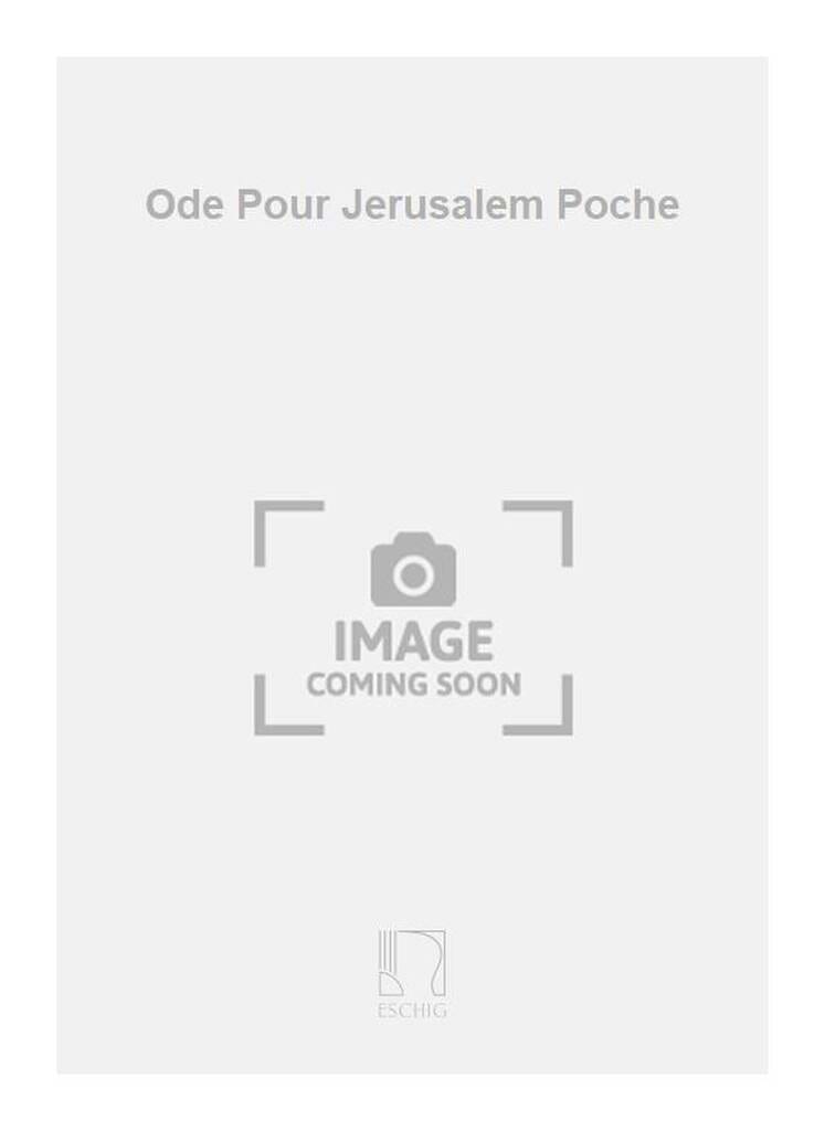Ode pour JĂ©rusalem op. 440 - Conducteur MILHAUD Partition Grand format