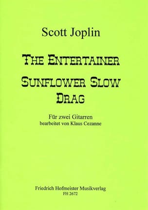 The Entertainer - Sunflower Slow Drag JOPLIN Partition Guitare