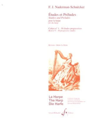 Etudes et Préludes - Volume 1 Naderman - Schuëcker Partition Harpe