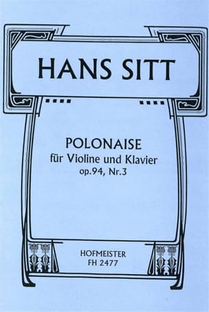 Polonaise Op.94 N°3 Hans Sitt Partition Violon