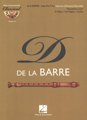 Suite N°9 En Sol Maj. Deuxième Livre - Michel de la Barre - Partition