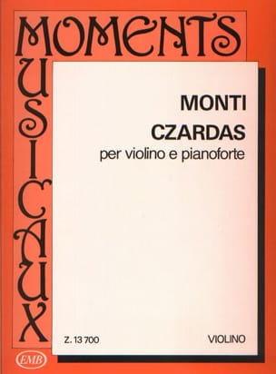 Czardas - Violon et Piano Vittorio Monti Partition Violon