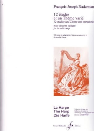 12 Etudes et un Thème varié François-Joseph Naderman Partition Harpe