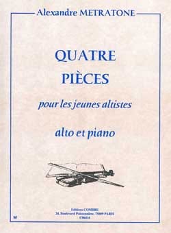 4 Pièces Alexandre Metratone Partition Alto