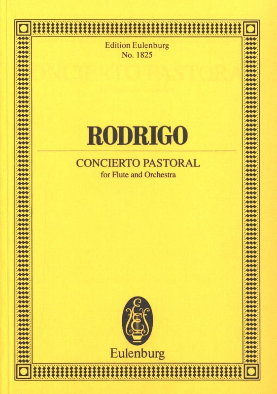 Concierto Pastoral RODRIGO Partition Petit format