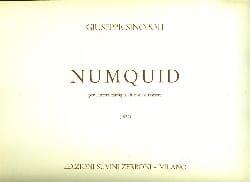 Numquid Giuseppe Sinopoli Partition Grand format