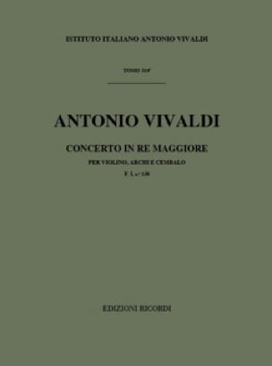 Concerto en Ré Maj. - F. 1 N° 138 - Partitura - VIVALDI - Partition