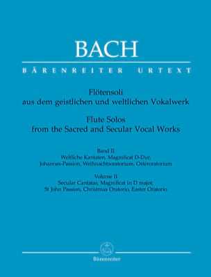 Flötensoli Bd. 2 aus dem geistlichen und weltlichen Vokalwerk - BACH
