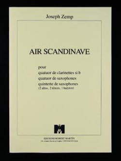 Air scandinave - quatuor clarinettes Joseph Zemp Partition Clarinette