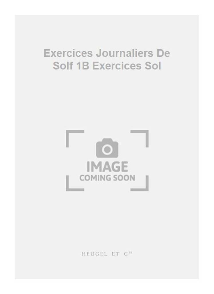 Exercices journaliers de solfège - 1B - Paul Rougnon