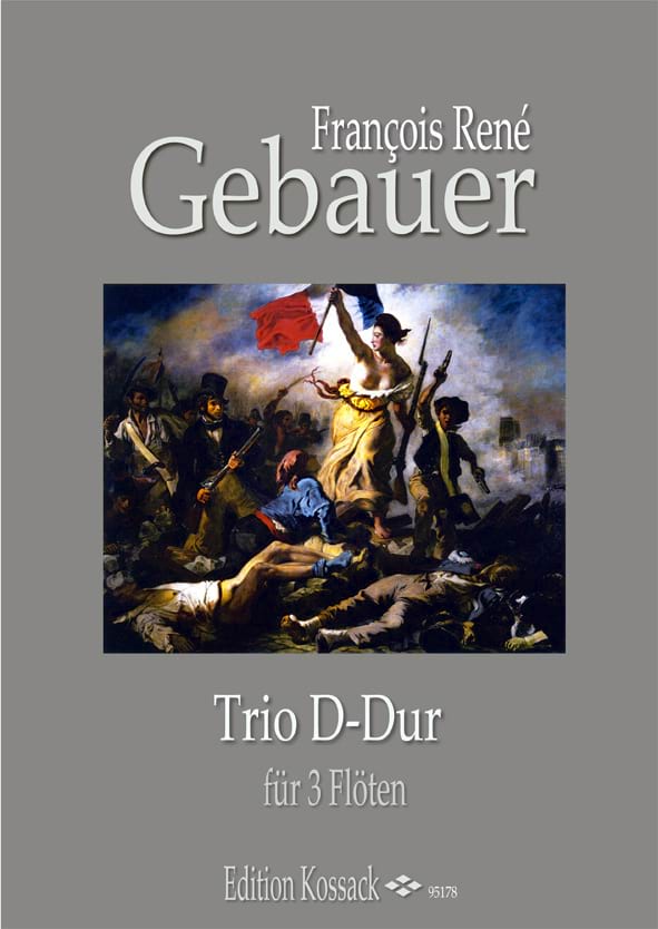 Trio en Ré Majeur - 3 Flûtes - François-René Gebauer - Partition
