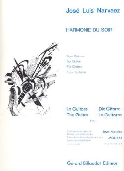 Harmonie du soir Jose-Luis Narvaez Partition Guitare