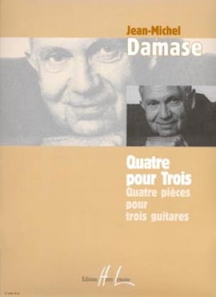 Quatre pour trois Jean-Michel Damase Partition Guitare