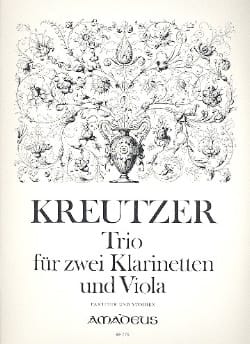 Trio für 2 Klarinetten und Viola - Partitur + Stimmen