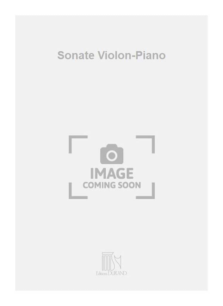 Sonate ut mineur Jean Hubeau Partition Violon