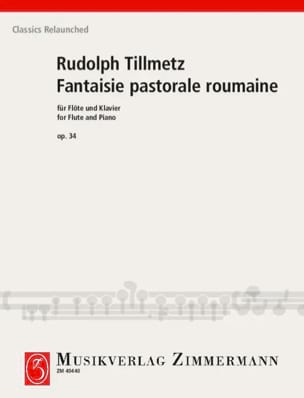 Fantaisie pastorale roumaine - Rudolph Tillmetz - Partition