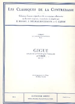 Gigue extr. de la Suite n° 1 - Bach Johann Sebastian / Nanny Edouard
