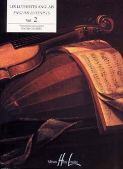 Les Luthistes Anglais Volume 2 Oscar Cacérès Partition Guitare