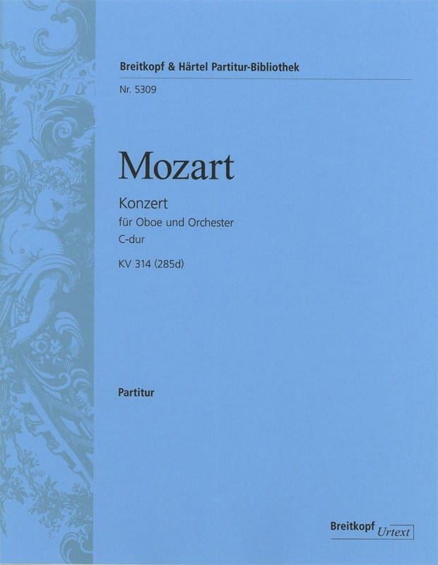 Concerto Pour Hautbois En Do Maj. Kv 314 285d - MOZART - Partition