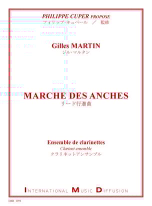 Marche des Anches Gilles Martin Partition Clarinette