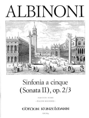 Sinfonia A Cinque C-Dur Sonata Ii Op.2/3 Für Streichorchester - Partitur