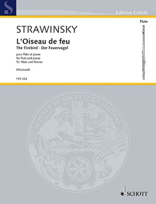 L'Oiseau de Feu - Flûte et Piano - STRAVINSKY - Partition
