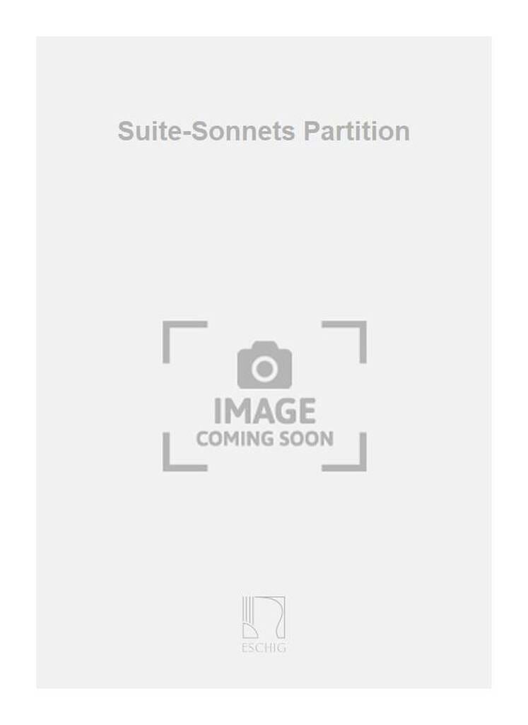 Suite de Sonnets - Conducteur MILHAUD Partition Grand format