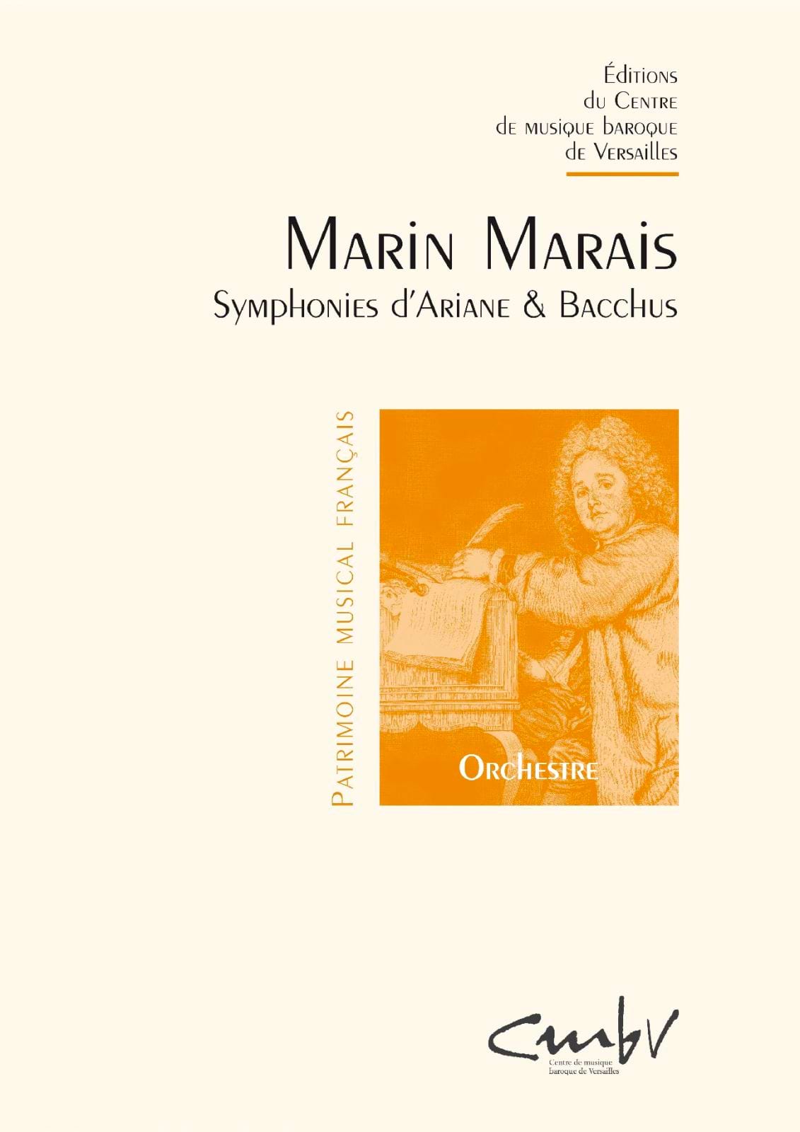 Symphonies d'Ariane et Bacchus - Conducteur Marin Marais Partition