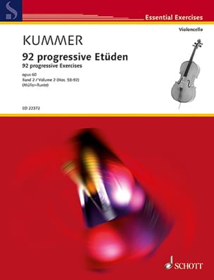 92 Etudes Progressives, Volume 2 - Friedrich August Kummer - Partition