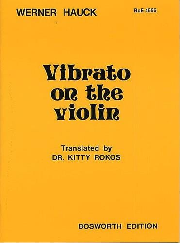 Vibrato on the Violin Werner Hauck Partition Violon