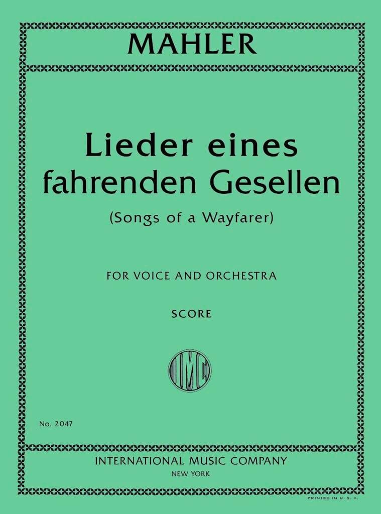 Lieder Eines Fahrenden Gesellen - Miniature Score MAHLER Partition
