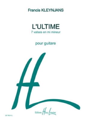 L' Ultime Op.210 Francis Kleynjans Partition