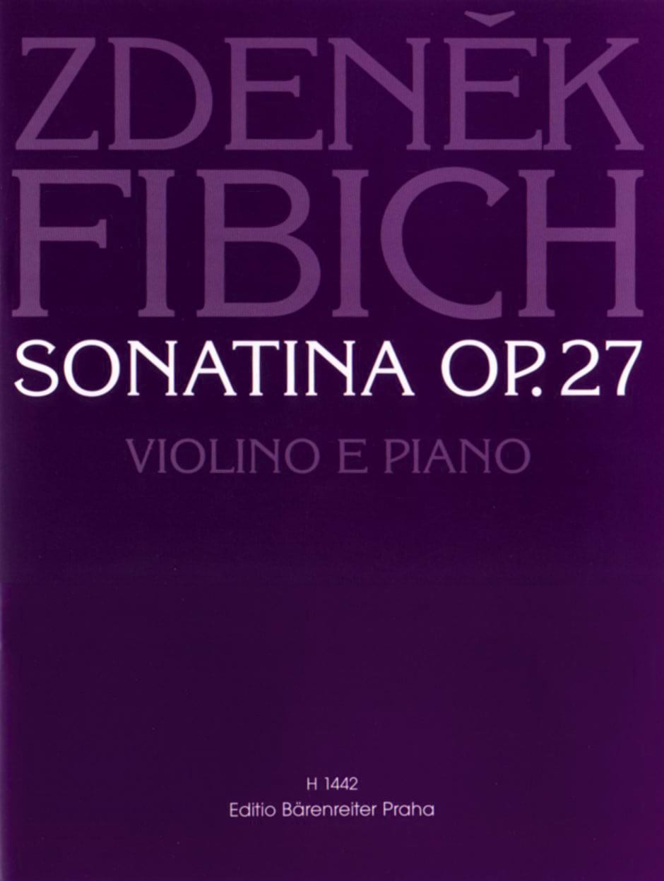 Sonatine op. 27 Zdenek Fibich Partition