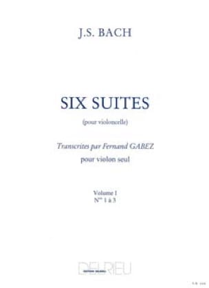 6 Suites Volume 1 - Violon Seul BACH Partition Violon