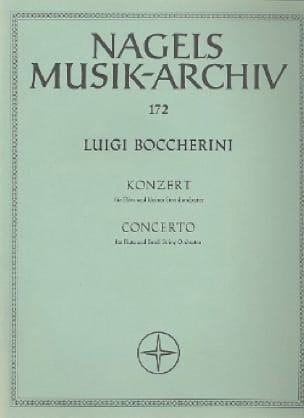 Concerto pour flûte - Partitur BOCCHERINI Partition Grand format