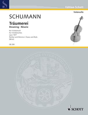 Träumerei Op.15 N°7 SCHUMANN Partition Violoncelle