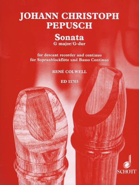 Sonata G-Dur Johann Christoph Pepusch Partition